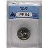Image 1 : 1937 25C PR64 ANACS. NGC Census: (146/511). PCGS P