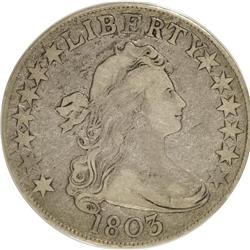 1803 50C Large 3 VF20 ANACS. O-101. NGC Census: (77/29