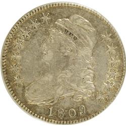 1809 50C XF45 ANACS. O-102A. NGC Census: (52/238). PCG