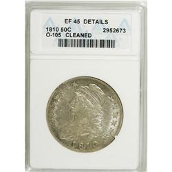 1810 50C --Cleaned--ANACS. AU45 Details. NGC Census: (4