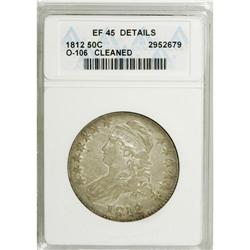 1812 50C --Cleaned--ANACS. XF45 Details. NGC Census: (4