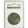 Image 1 : 1832 50C Small Letters AU55 ANACS. NGC Census: (18