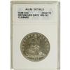 Image 1 : 1849 50C --Cleaned--ANACS. AU50 Details. NGC Census: (7