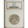 Image 1 : 1857 50C AU55 NGC. NGC Census: (16/89). PCGS Popul