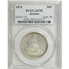 Image 3 : 1874 50C Arrows AU58 PCGS. PCGS Population (25/164). N