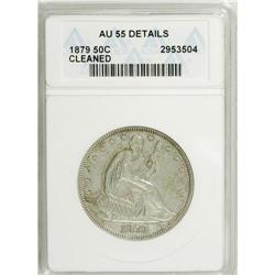 1879 50C --Cleaned--ANACS. Au55 Details. NGC Census: (4