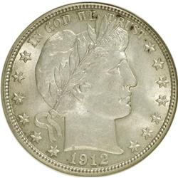1912 50C MS62 NGC. NGC Census: (37/131). PCGS Populati
