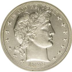 1893 50C PR61 NGC. NGC Census: (3/176). PCGS Populatio