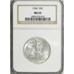 1936 50C MS65 NGC. NGC Census: (948/537). PCGS Pop