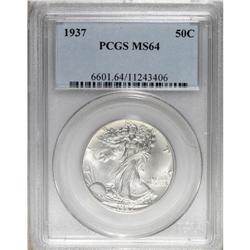 1937 50C MS64 PCGS. PCGS Population (1261/1793). N