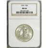 Image 1 : 1937 50C MS66 NGC. NGC Census: (317/61). PCGS Popu