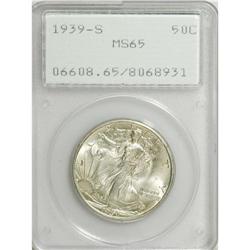 1939-S 50C MS65 PCGS. PCGS Population (1184/885).
