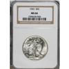 Image 1 : 1943 50C MS66 NGC. NGC Census: (2287/376). PCGS Po
