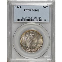 1943 50C MS66 PCGS. PCGS Population (2280/264). NG