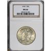 Image 1 : 1945 50C MS66 NGC. NGC Census: (1110/80). PCGS Pop