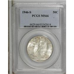 1946-S 50C MS66 PCGS. PCGS Population (1165/15). N