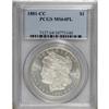 Image 3 : 1881-CC $1 MS64 Prooflike PCGS. PCGS Population (319/1