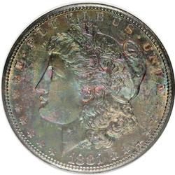 1881-S $1 MS64 NGC. NGC Census: (67125/52140). PCGS Po