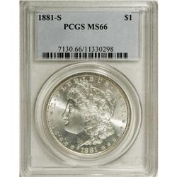 1881-S $1 MS66 PCGS. PCGS Population (10019/1313).