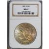 Image 1 : 1881-S $1 MS67 NGC. NGC Census: (2415/120). PCGS P