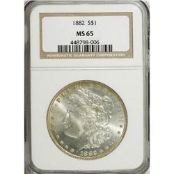 1882 $1 MS65 NGC. NGC Census: (902/160). PCGS Popu