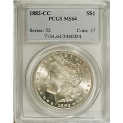 1882-CC $1 MS64 PCGS. PCGS Population (7964/4897).