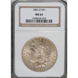 1882-O $1 MS64 NGC. NGC Census: (4484/396). PCGS P