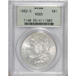 1882-S $1 MS65 PCGS. PCGS Population (14060/4280).