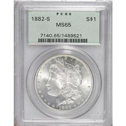 1882-S $1 MS65 PCGS. PCGS Population (14060/4280).