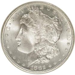 1882-S $1 MS66 NGC. NGC Census: (5020/1247). PCGS Popu