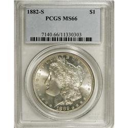 1882-S $1 MS66 PCGS. PCGS Population (3700/580). N