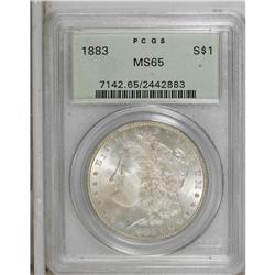 1883 $1 MS65 PCGS. PCGS Population (3260/722). NGC