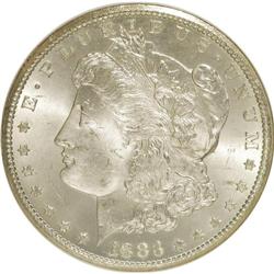 1883-CC $1 MS64 NGC. NGC Census: (4493/4037). PCGS Pop