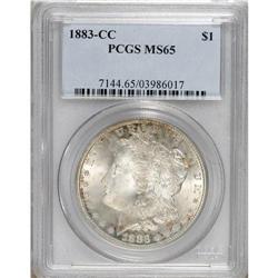 1883-CC $1 MS65 PCGS. PCGS Population (6216/1621).