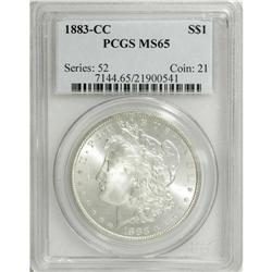 1883-CC $1 MS65 PCGS. PCGS Population (6216/1621).