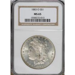 1883-O $1 MS65 NGC. NGC Census: (7065/712). PCGS P