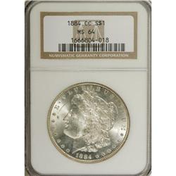 1884-CC $1 MS64 NGC. NGC Census: (5291/3891). PCGS