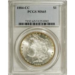 1884-CC $1 MS65 PCGS. PCGS Population (5847/1291).