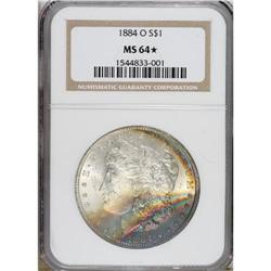 1884-O $1 MS64 NGC. NGC Census: (56091/14006). PCGS Po