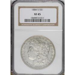 1884-S $1 XF45 NGC. NGC Census: (537/3552). PCGS P