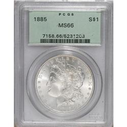 1885 $1 MS66 PCGS. PCGS Population (1102/73). NGC