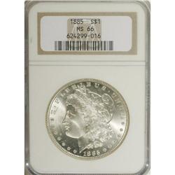 1885 $1 MS66 NGC. NGC Census: (1283/157). PCGS Pop