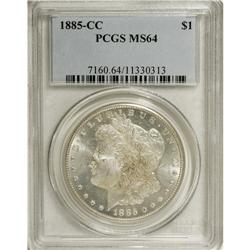 1885-CC $1 MS64 PCGS. PCGS Population (5771/4060).