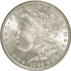 1885-O $1 MS66 PCGS. PCGS Population (1873/124). NGC C