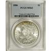 Image 3 : 1886 $1 MS63 PCGS. PCGS Population (19732/42777).
