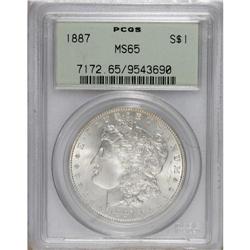 1887 $1 MS65 PCGS. PCGS Population (12383/1086). N