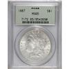 Image 1 : 1887 $1 MS65 PCGS. PCGS Population (12383/1086). N