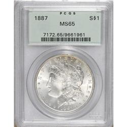 1887 $1 MS65 PCGS. PCGS Population (12383/1086). N