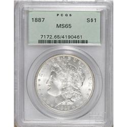 1887 $1 MS65 PCGS. PCGS Population (12383/1086). N