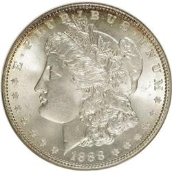 1888 $1 MS65 NGC. NGC Census: (4148/608). PCGS Populat